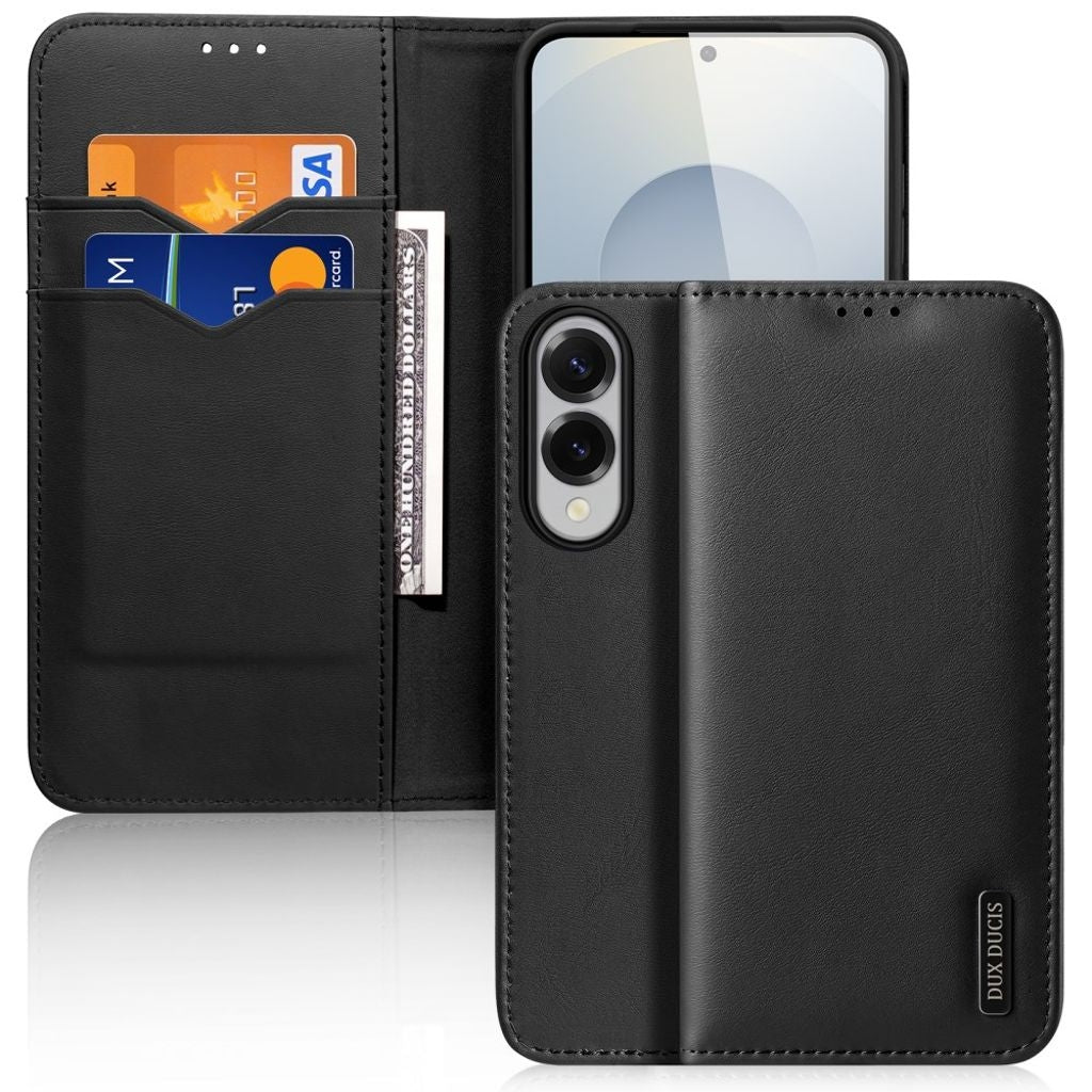 DUX DUCIS Samsung Galaxy S25 Edge Cover with Wallet - Black