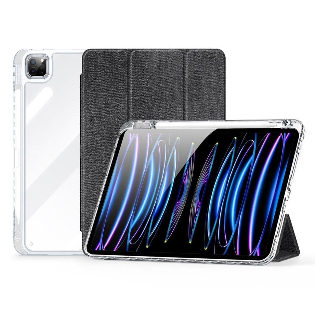 DUX DUCIS Unid Series iPad Pro 11" 2024 Case with Auto Wake/Sleep - Transparent / Black