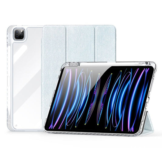 DUX DUCIS Unid Series iPad Pro 11" 2024 Case with Auto Wake/Sleep - Transparent/Blue