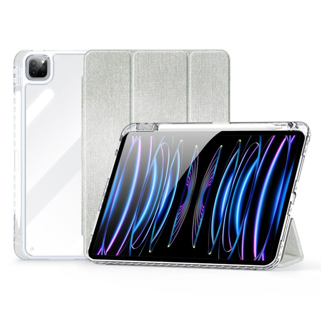 DUX DUCIS Unid Series iPad Pro 11" 2024 Case with Auto Wake / Sleep - Transparent / Green