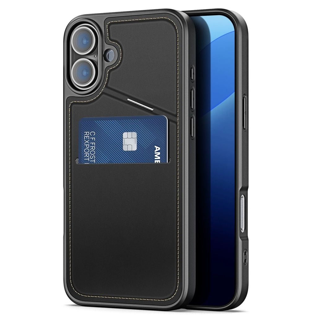DUX DUCIS iPhone 16 Plus Cover with card slot - Black