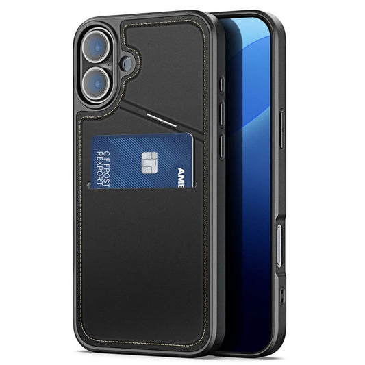DUX DUCIS iPhone 16 Plus Cover with card slot - Black