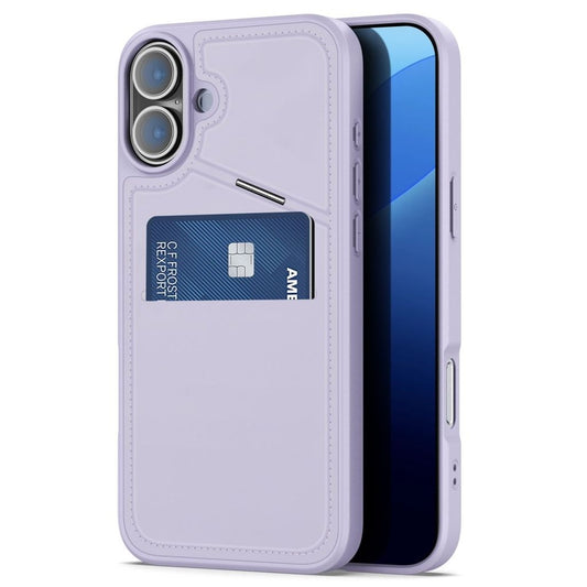 DUX DUCIS iPhone 16 Plus Cover with card slot - Purple