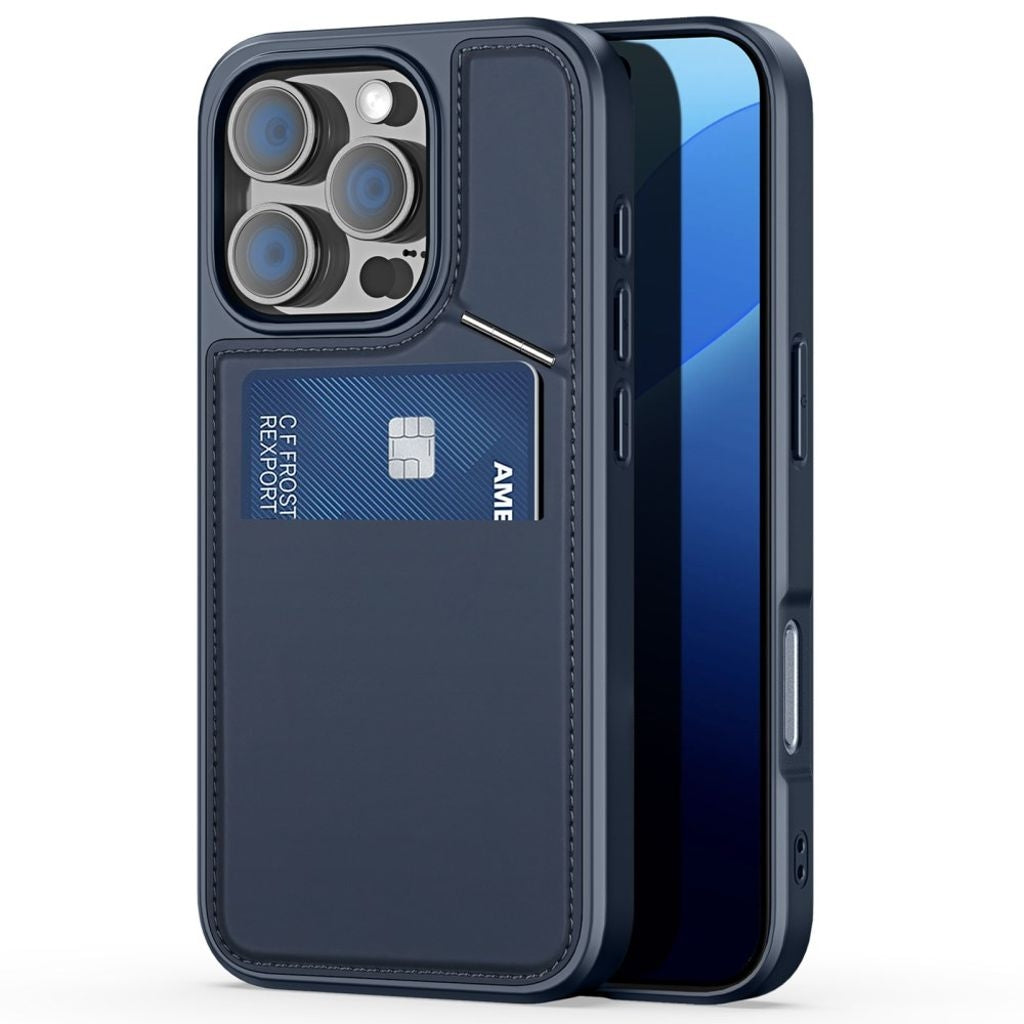 DUX DUCIS iPhone 16 Pro Max Cover with card slot - Blue