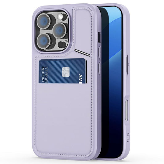 DUX DUCIS iPhone 16 Pro Max Cover with card slot - Purple