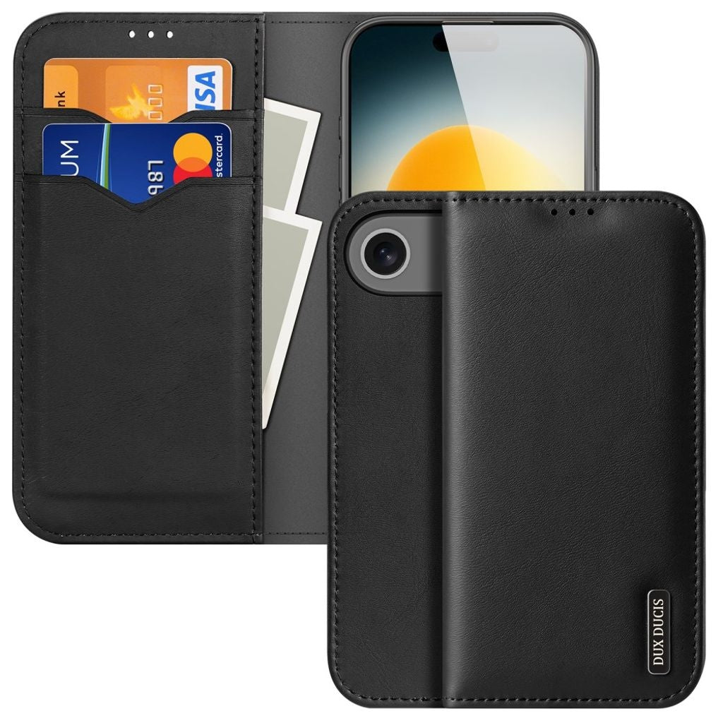 DUX DUCIS iPhone Air Leather Cover - Black
