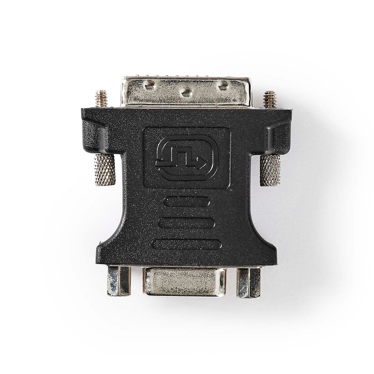 DVI adapter | DVI-I 24+5-Pin Male | VGA female 15p | Nickel Plated | Straight | PVC | Black | Box