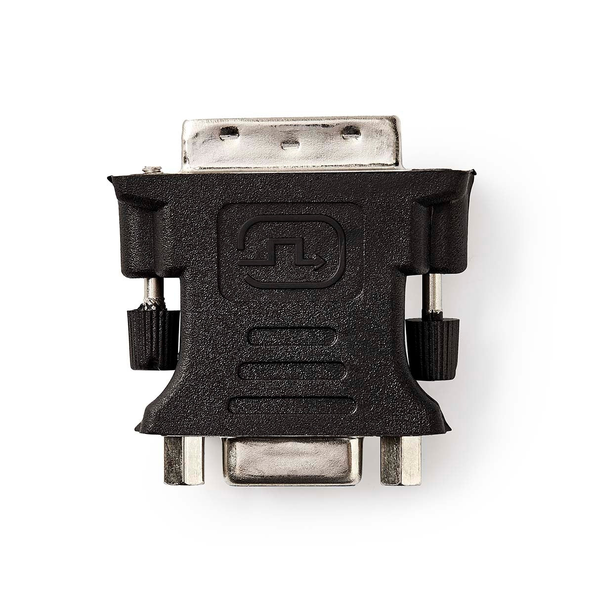 DVI adapter | DVI-I 24+5-Pin Male | VGA female 15p | Nickel Plated | Straight | PVC | Black | Box