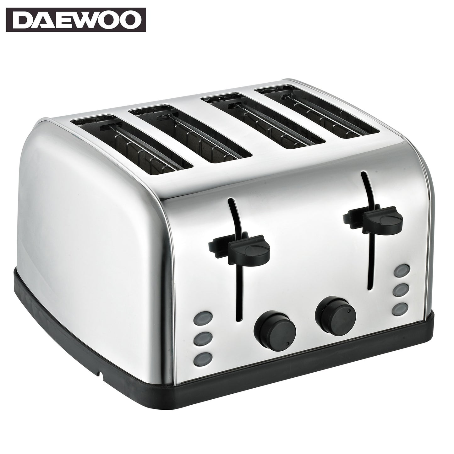 Daewoo SYM-1304: Wide Stainless SteelBread Toaster - 4 Drawer, 4 Slice