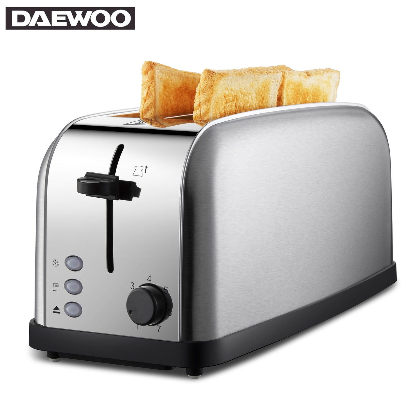 Daewoo SYM-1311: Stainless SteelBread Toaster - 2 Drawer, 4 Slice