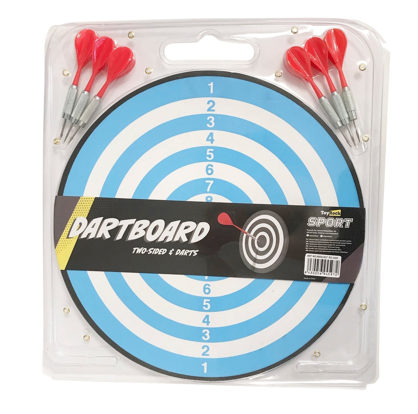 Dartboard And Darts Blue/Green