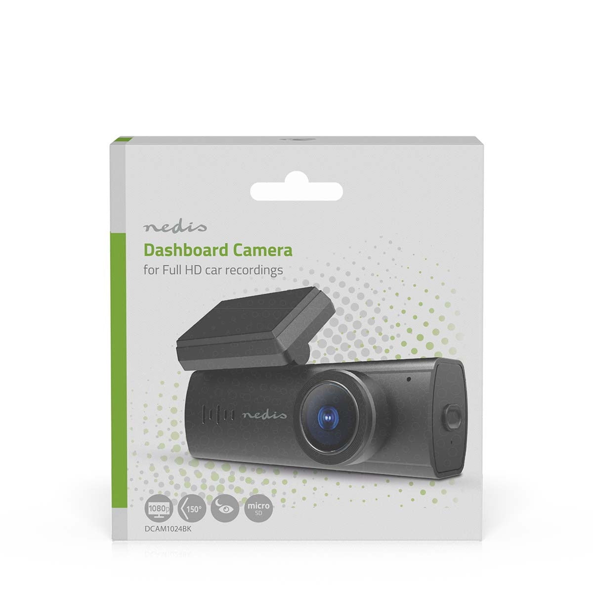 Dash Cam | 1080p@30fps | 2 MPixel | Wi-Fi | LCD | Night view | Black