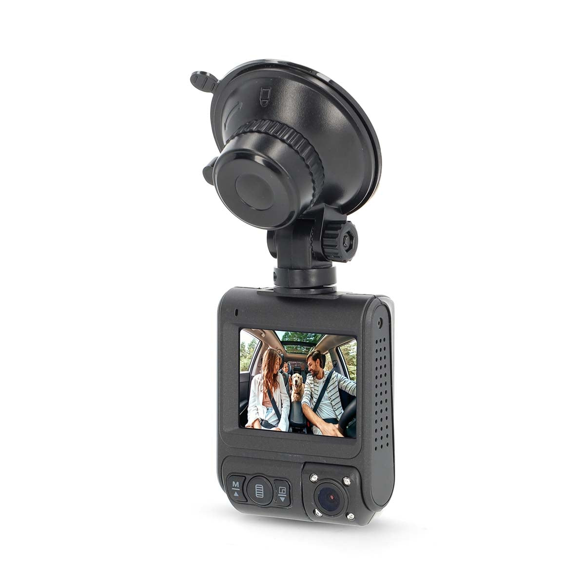Dash Cam | 4K@30fps | 12 MPixel | 2 " | Wi-Fi | LCD | Dual camera | Cabine view camera | GPS | Parking sensor | Motion detection | Night view | Black