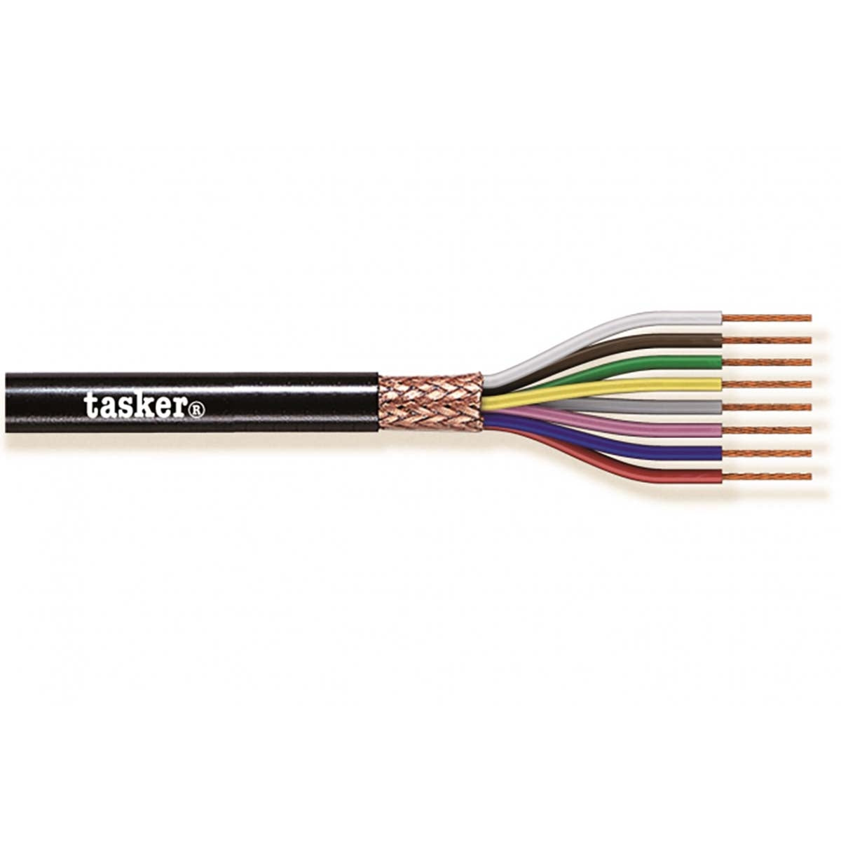 Data Cable on Reel 4x 0.25 - 100 m Black
