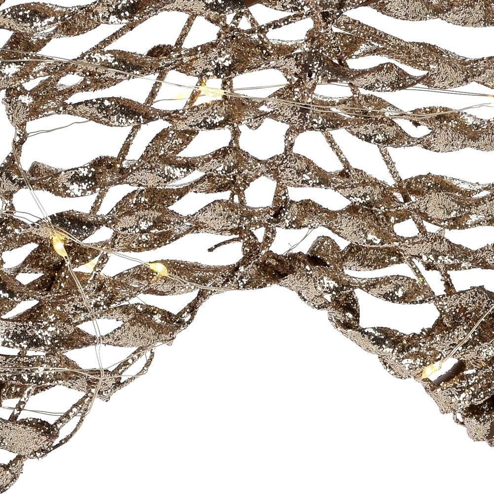 Decorative Hanging star with 20 LED lights - 30 cm