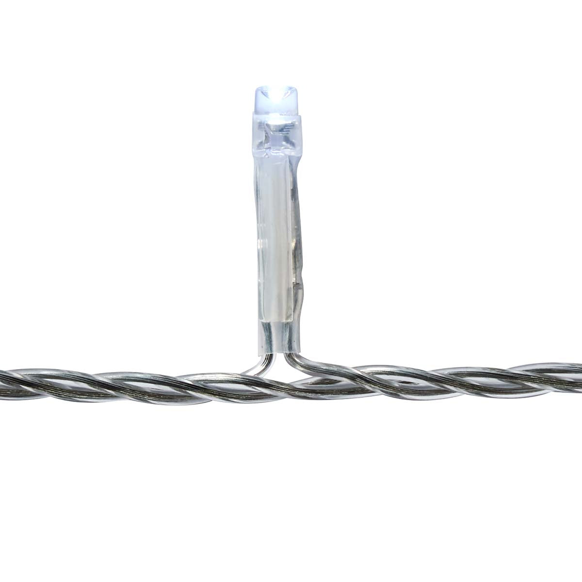 Decorative Istapps candle | 180 LEDs | Cold White | 5.90 m | Lighting effects: 7 | Power adapter