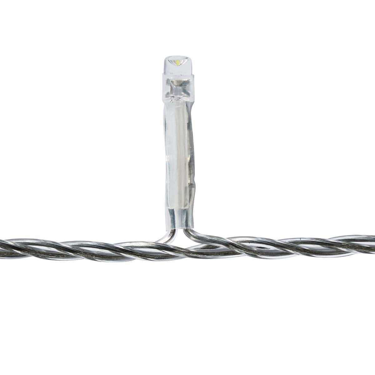 Decorative Istapps candle | 180 LEDs | Cold White | 5.90 m | Lighting effects: 7 | Power adapter