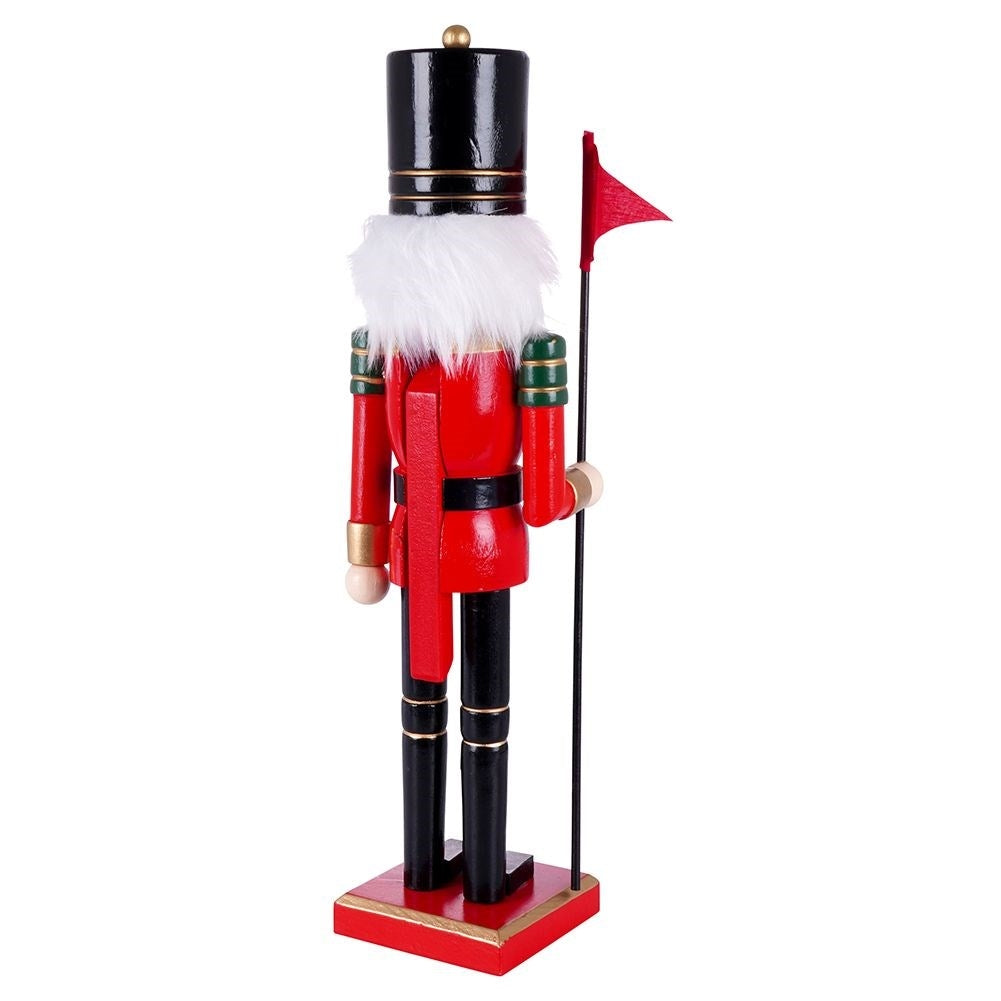 Decorative Nutcracker Wooden Figure - 38 cm Christmas decoration