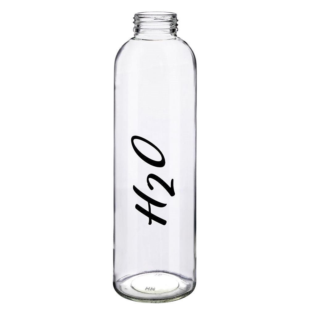 Decorative Water Bottle 700ml with Steel Lid and Seal
