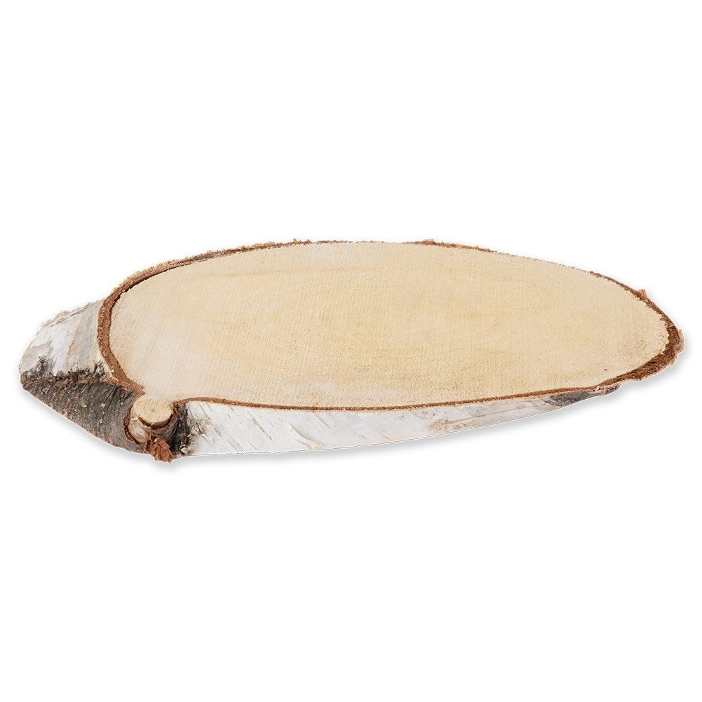 Decorative birch wood: coasters, candle holders, natural look