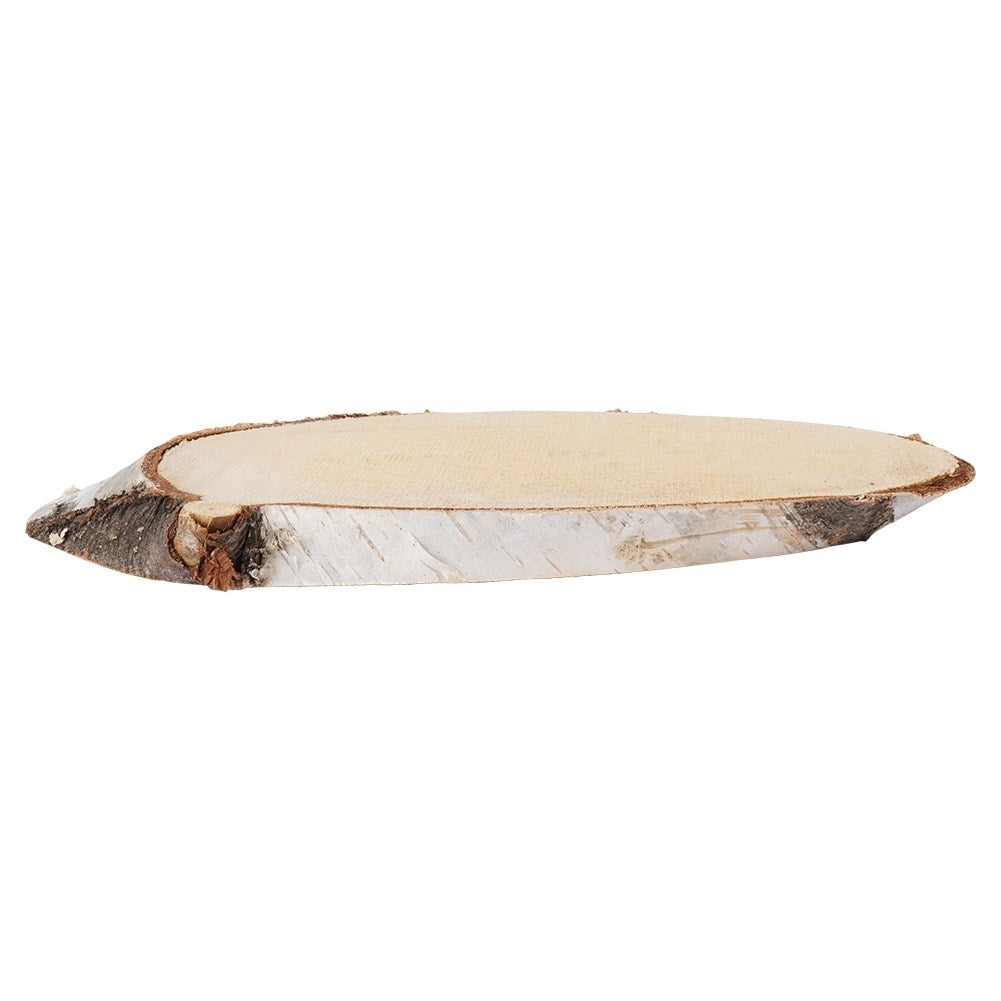 Decorative birch wood: coasters, candle holders, natural look