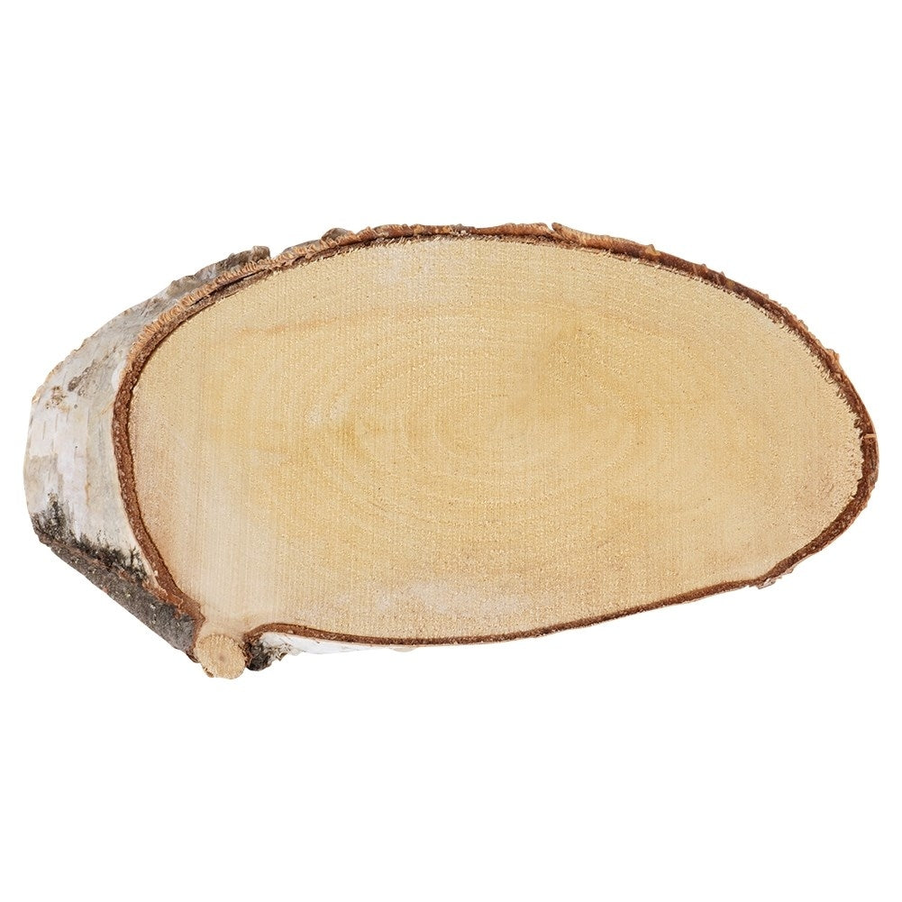 Decorative birch wood: coasters, candle holders, natural look