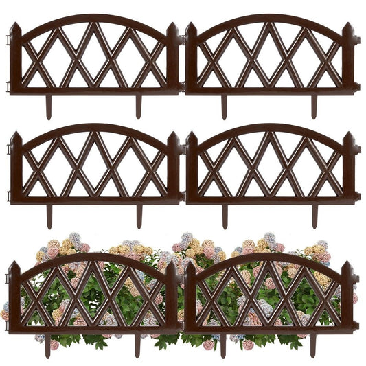 Decorative garden fences: Unique edging for plants, weather resistant