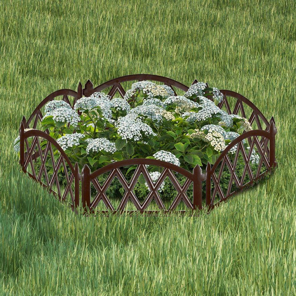 Decorative garden fences: Unique edging for plants, weather resistant