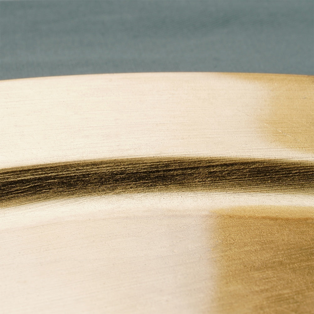 Decorative golden placemat, 33 cm, high gloss