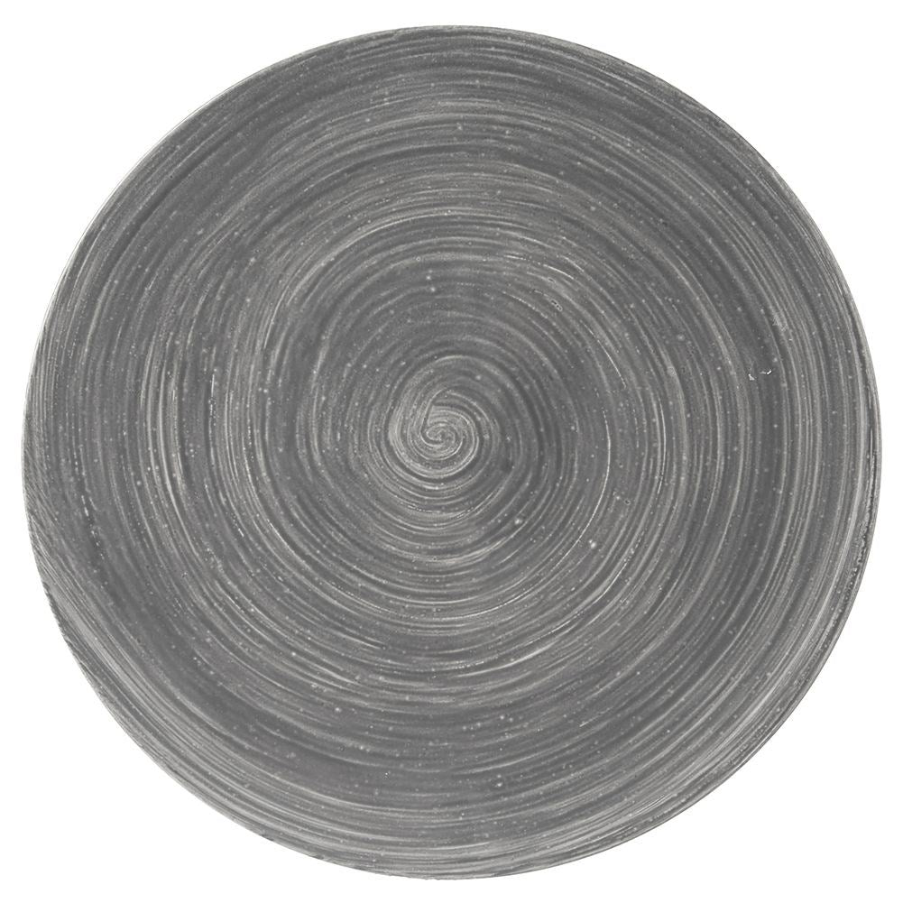 Decorative gray place mat 33 cm for serving