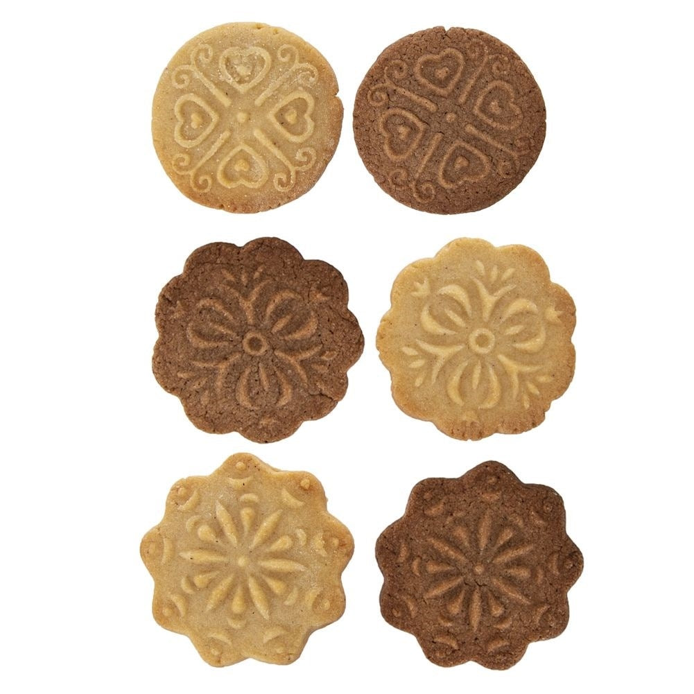 Decorative wooden form for cake baking and gingerbread
