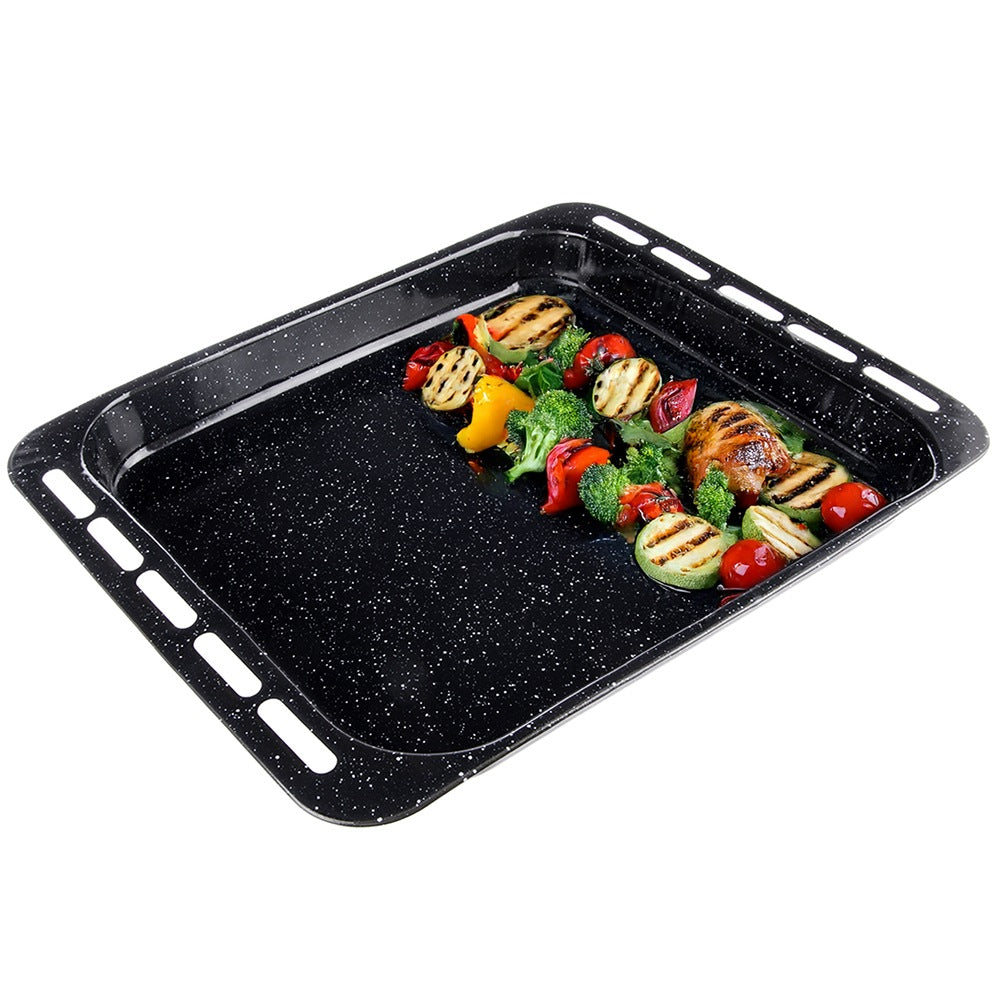 Deep Enamel Baking Tray 45.5x36x5 cm