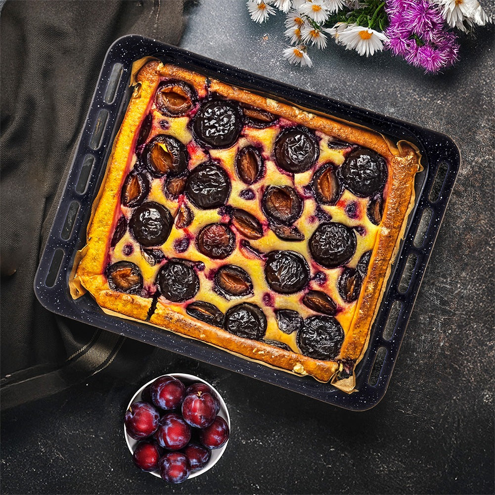 Deep Enamel Baking Tray 45.5x36x5 cm