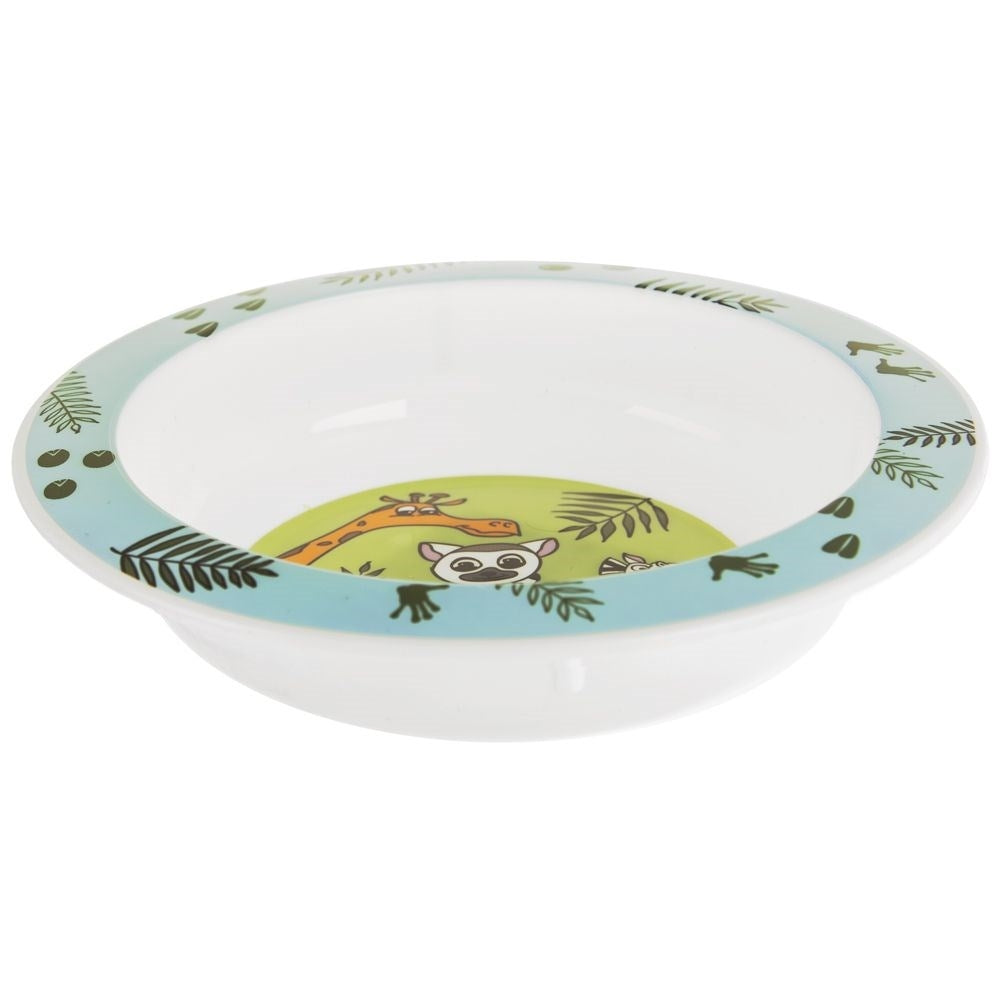 Deep Plate for Children with Safari and Animal motifs