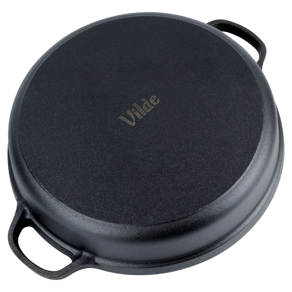 Deep cast iron frying pan CAST LINE 30 cm, 3.5 l