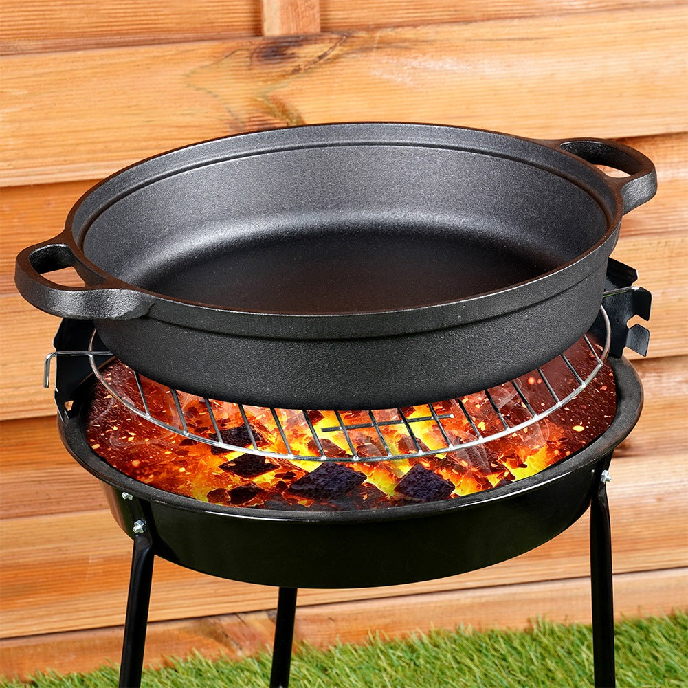 Deep cast iron frying pan CAST LINE 30 cm, 3.5 l