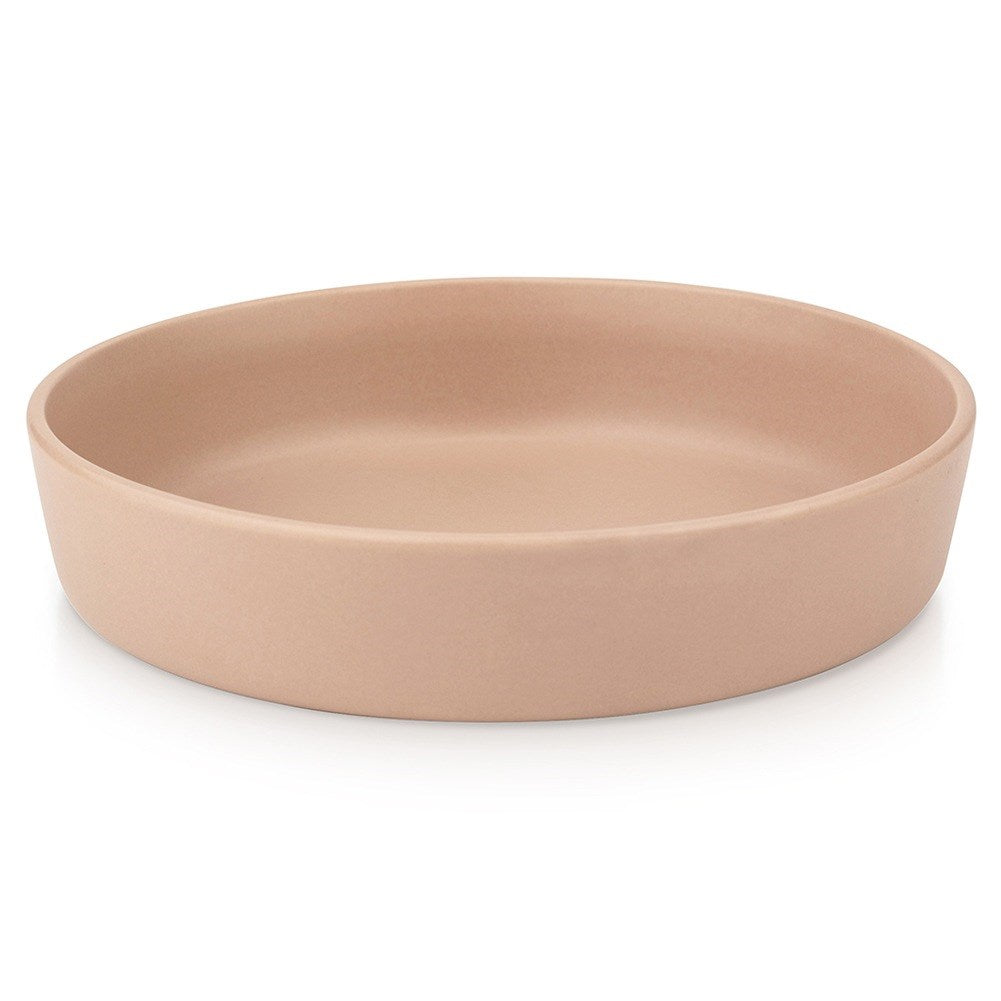 Deep ceramic dinner plate beige SOHO 21.5 cm, 1 l