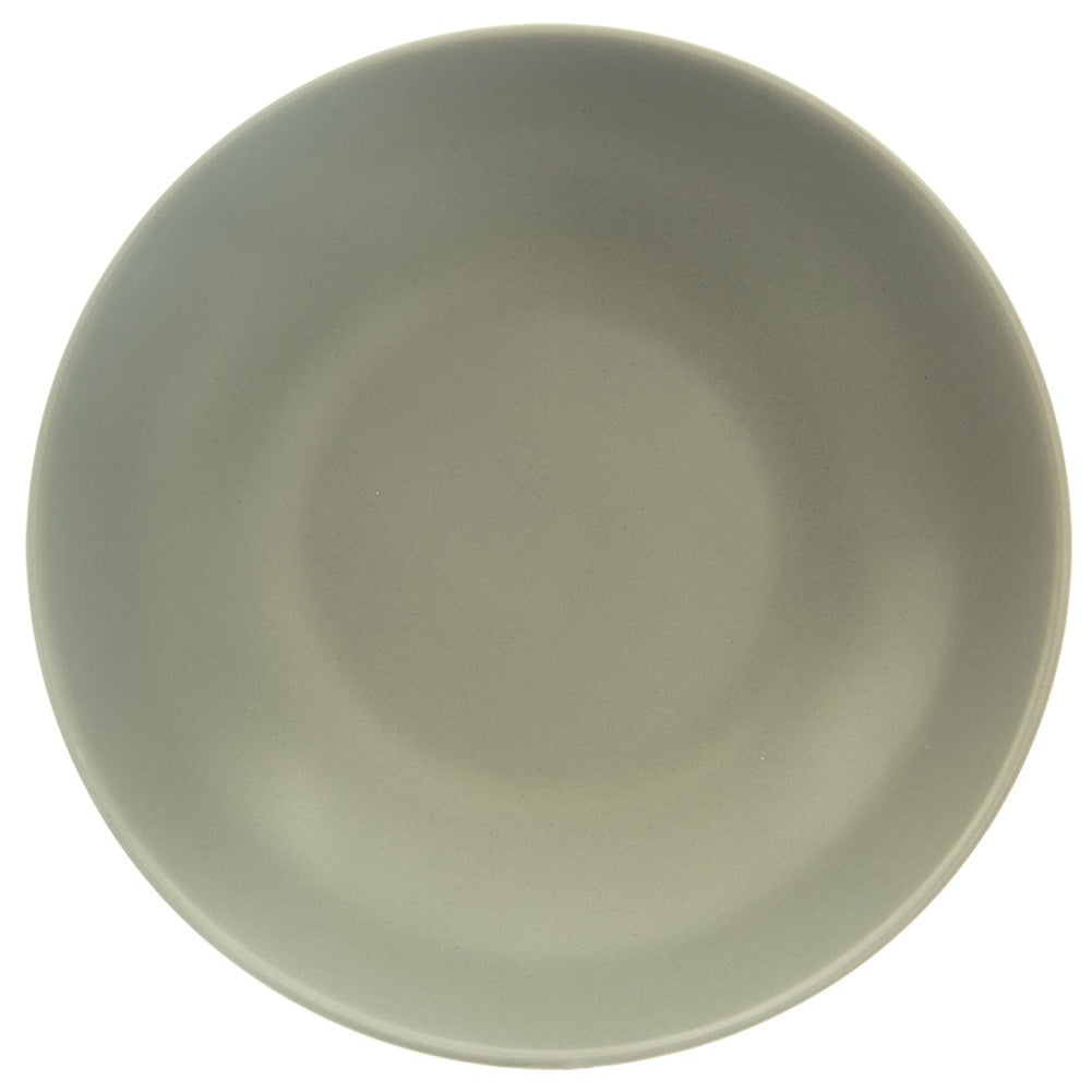 Deep ceramic dinner plate green 20.5 cm
