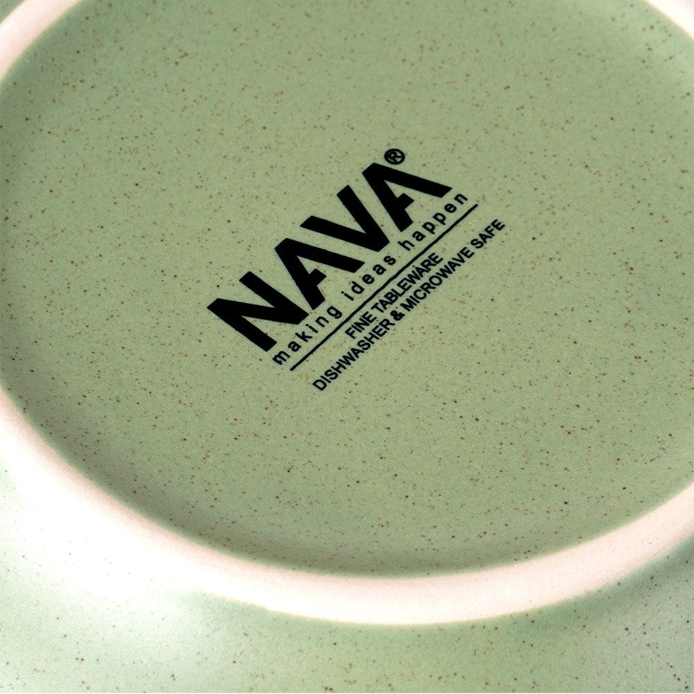 Deep ceramic dinner plate green ARTHENA GREEN 20 cm, 900 ml