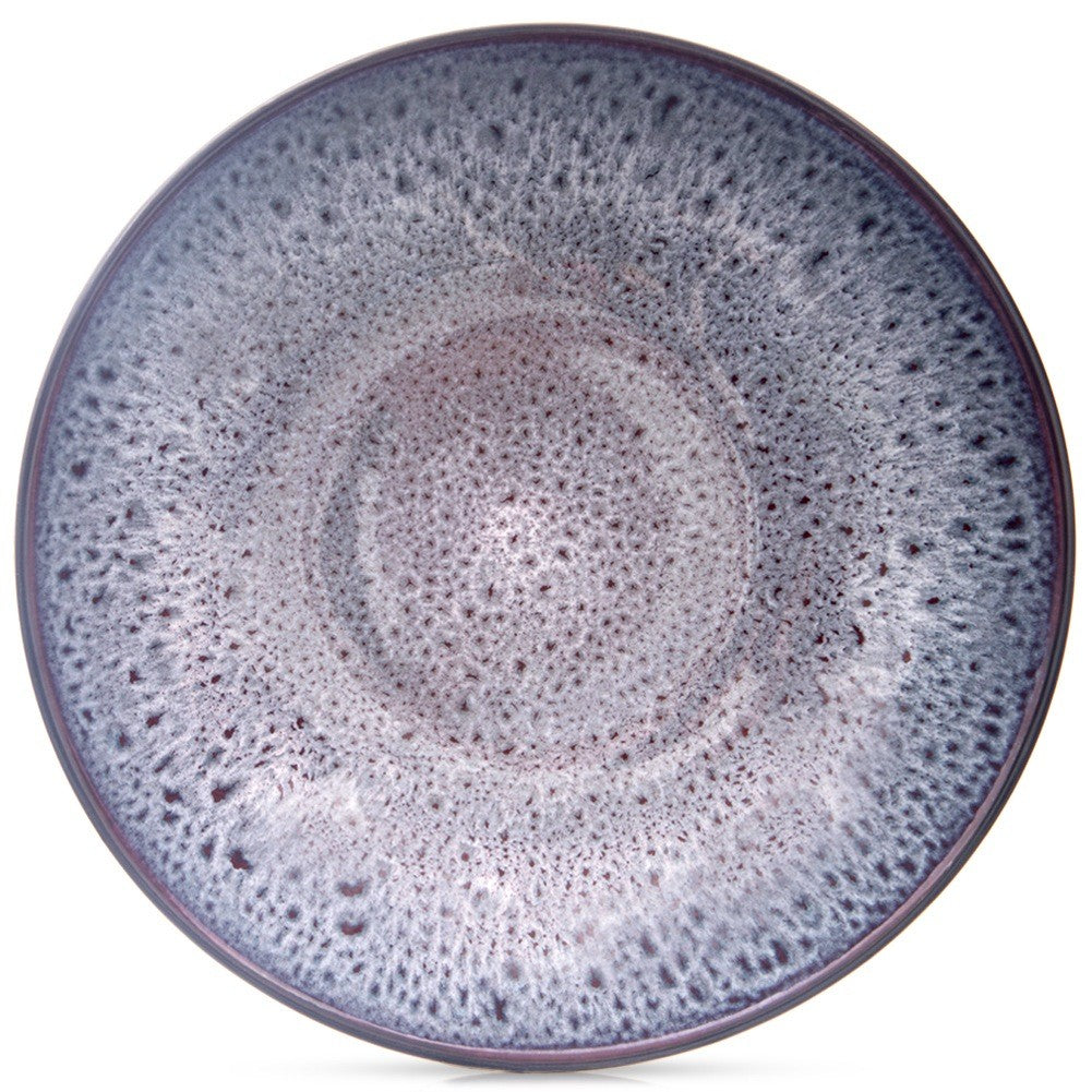 Deep ceramic dinner plate purple GLAZE 20.5 cm, 900 ml