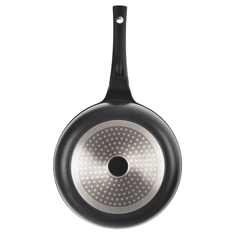 Deep frying pan with Pfluon Granit for all stoves