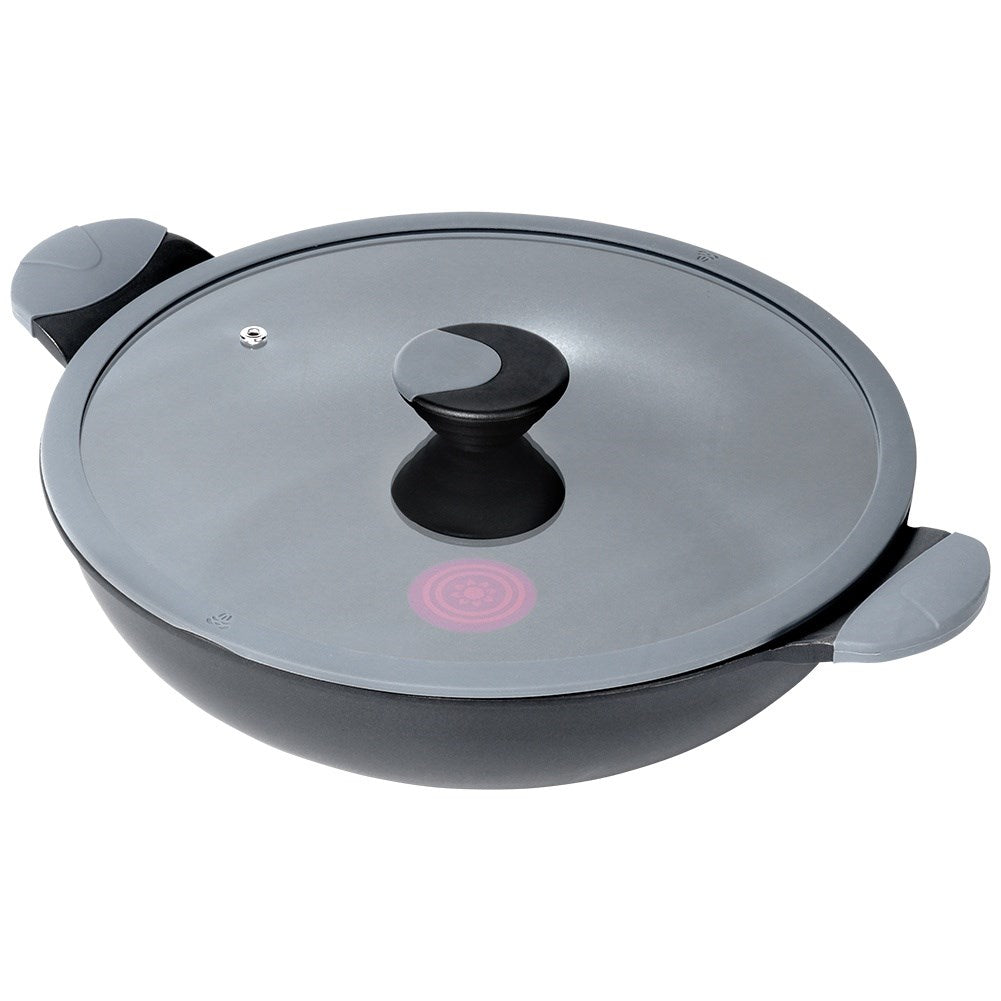 Deep non-stick frying pan with heating indicator GALI 32 cm, 5 l