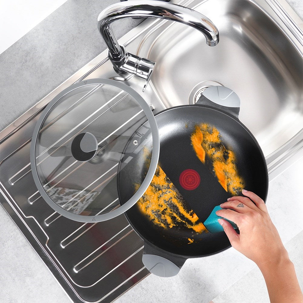 Deep non-stick frying pan with heating indicator GALI 32 cm, 5 l