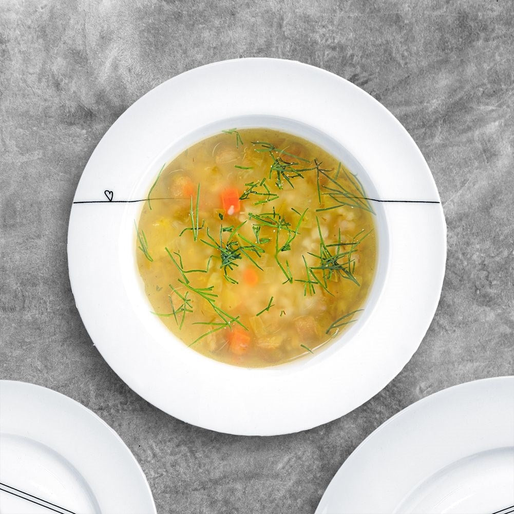 Deep porcelain bowl 250 ml - Perfect for soups and salads