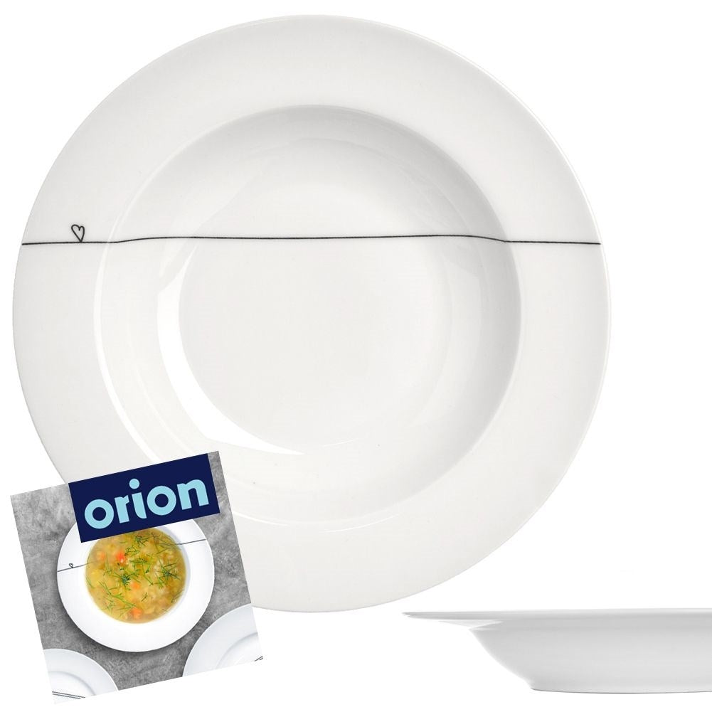 Deep porcelain bowl 250 ml - Perfect for soups and salads