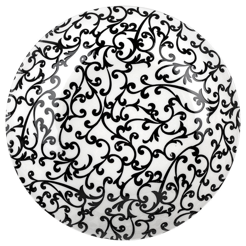 Deep porcelain dinner plate ELLIE 20 cm, 750 ml