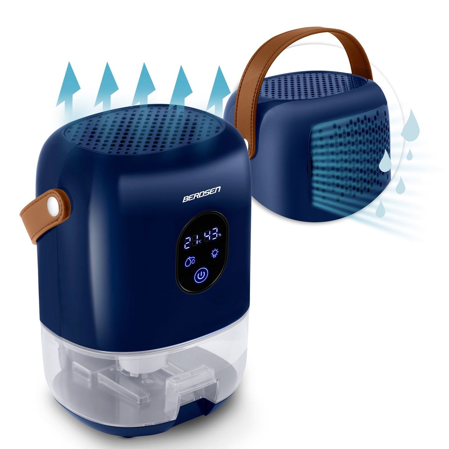 Dehumidifier - Moisture absorber Berdsen BR-10B Blue