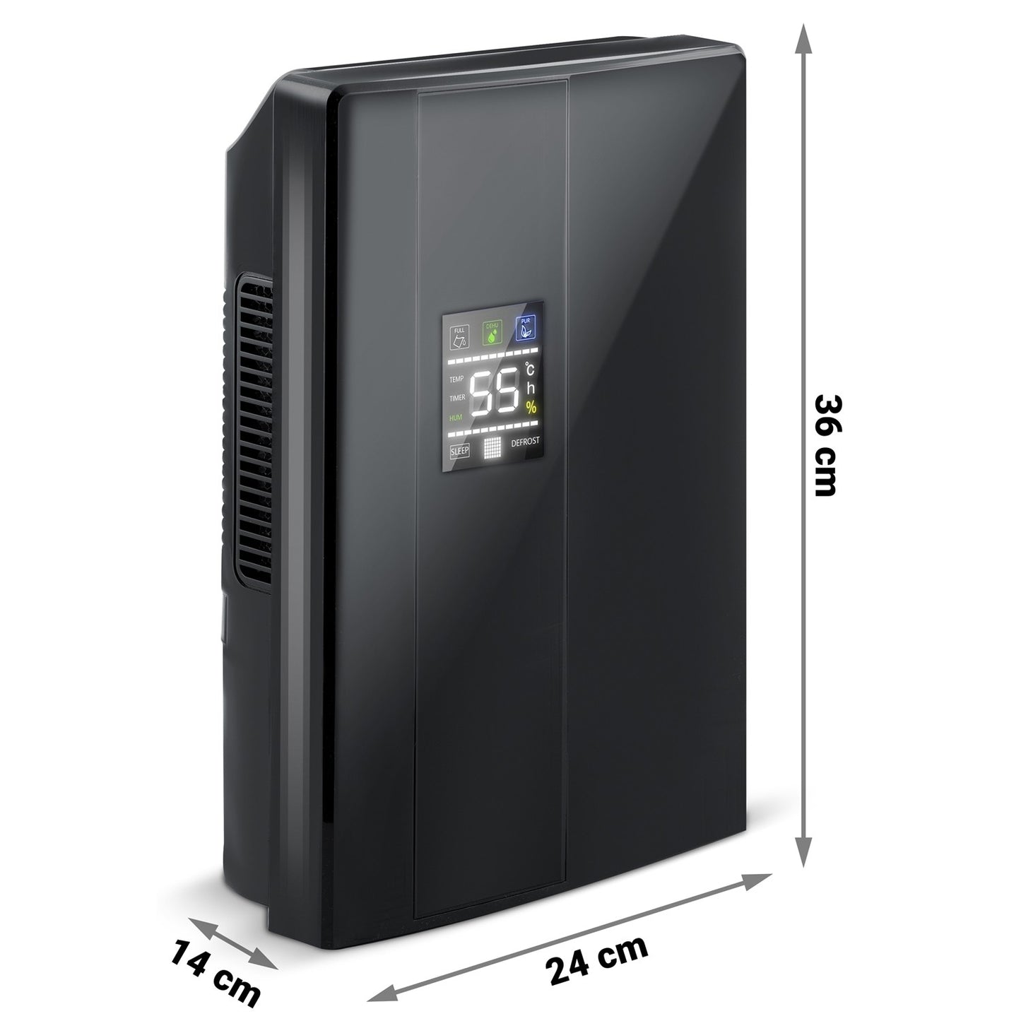 Dehumidifier - Moisture absorber Berdsen BR-20D Black