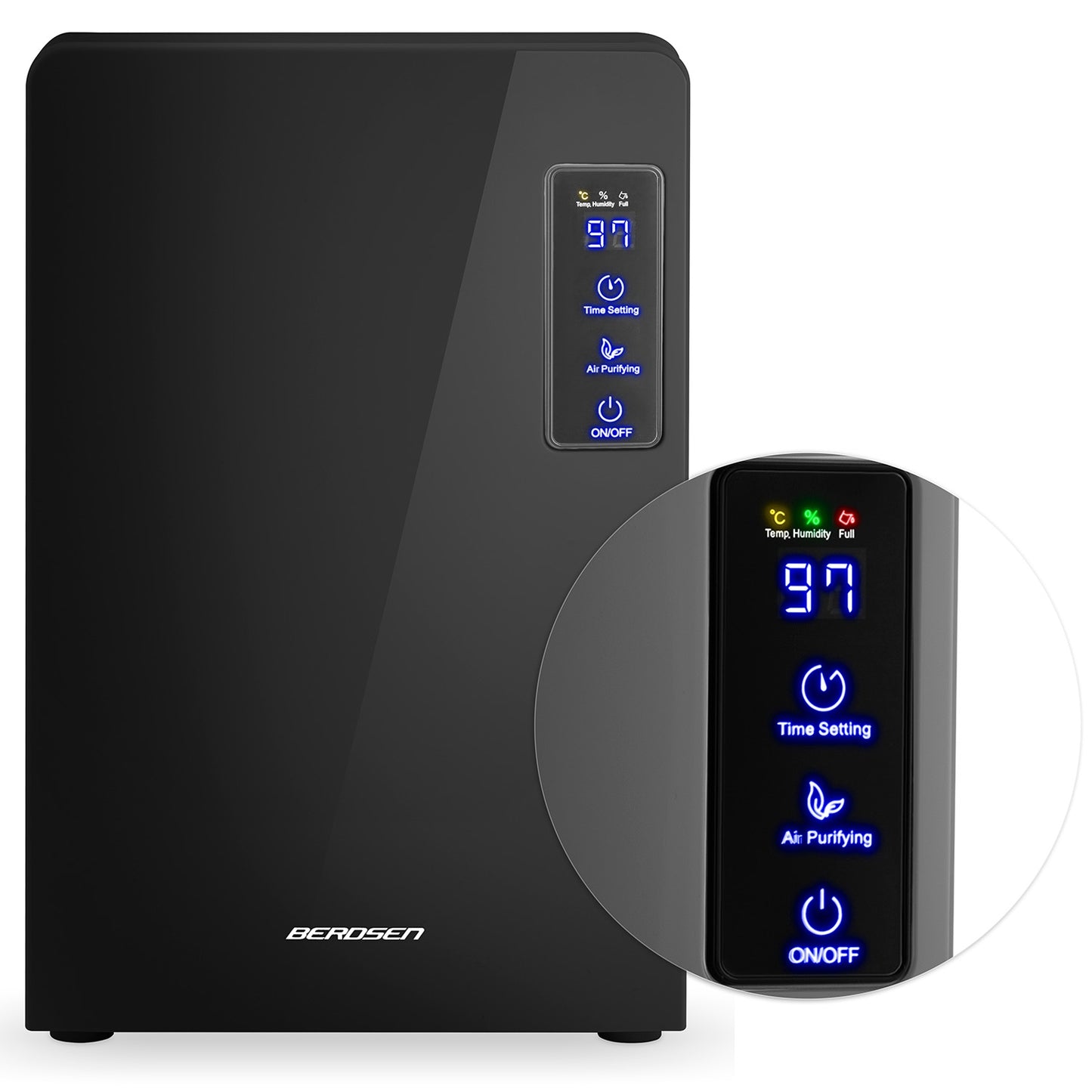 Dehumidifier - Moisture absorber Berdsen BR-22A Black