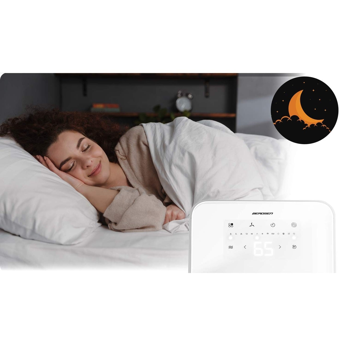 Dehumidifier - Moisture absorber Berdsen BR-524 White